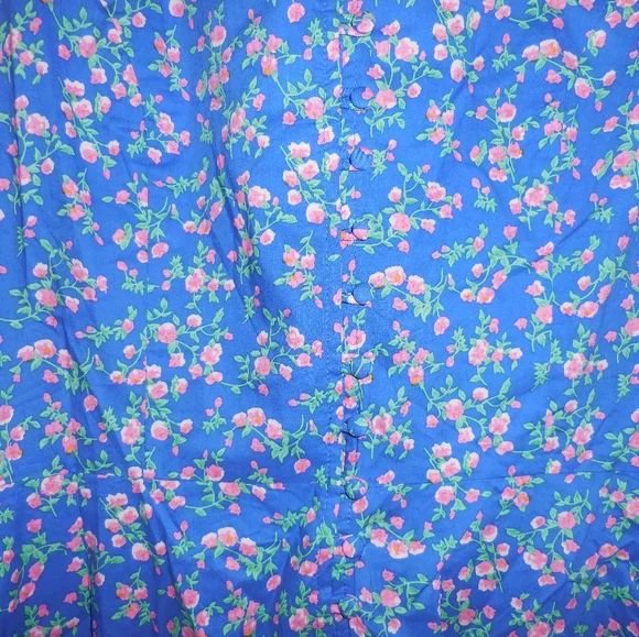 Ivy City Co Allie Floral Midi Dress in Royal Blue NWT Size 14 - Picture 6 of 10